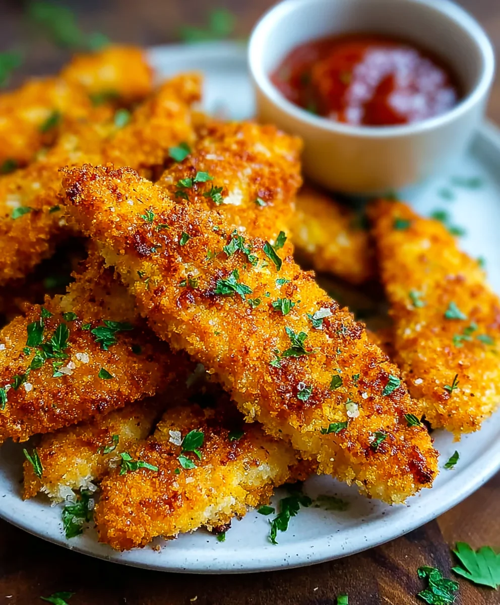 Crispy Baked Chicken Tenders-Easy & Delicious