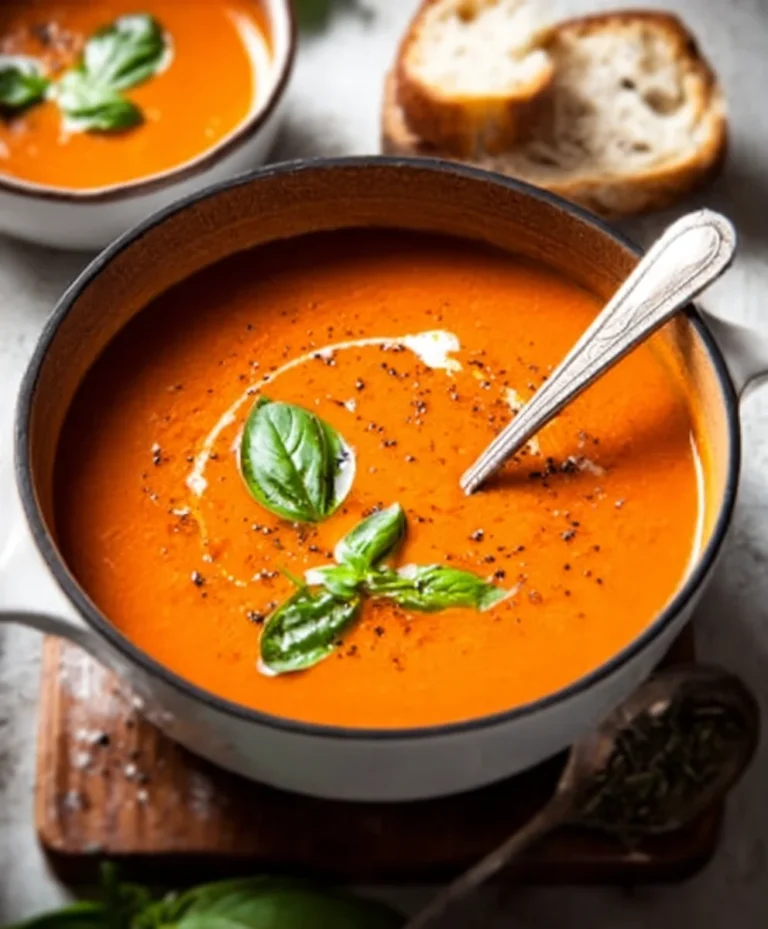 Creamy Tomato Soup – Easy Canned Tomato Recipe