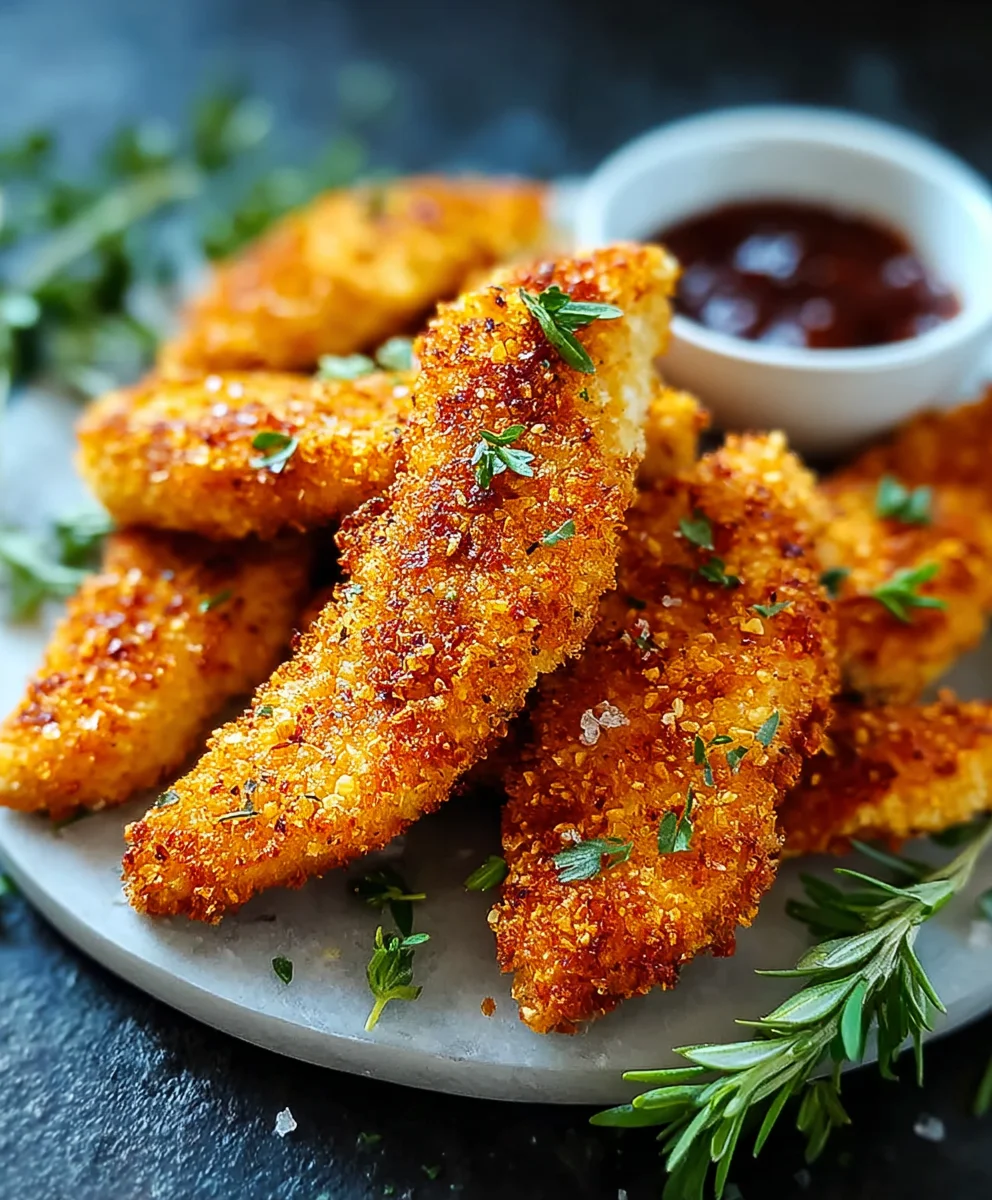 Crispy Baked Chicken Tenders-Easy & Delicious