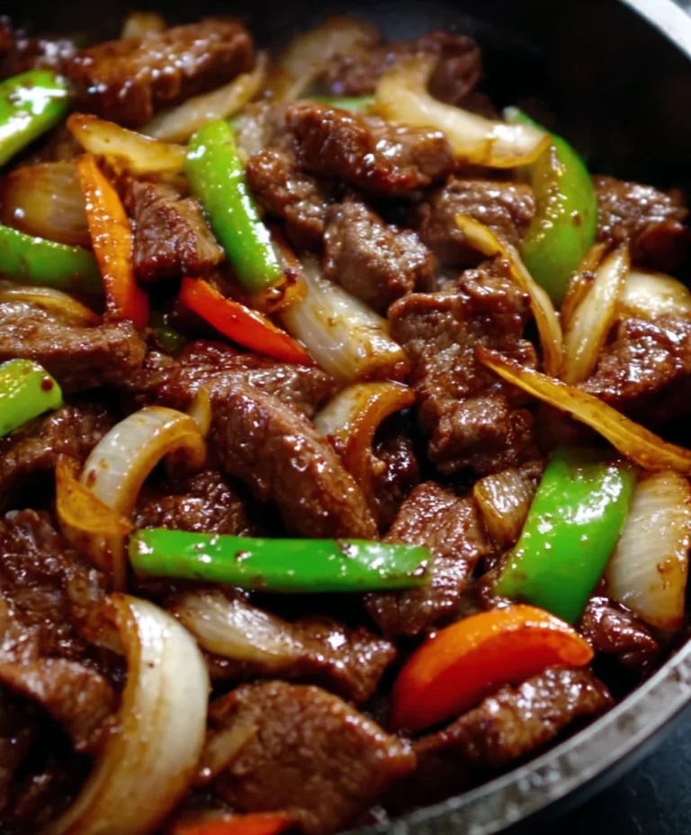 Chinese Pepper Steak with Onions- Easy Recipe