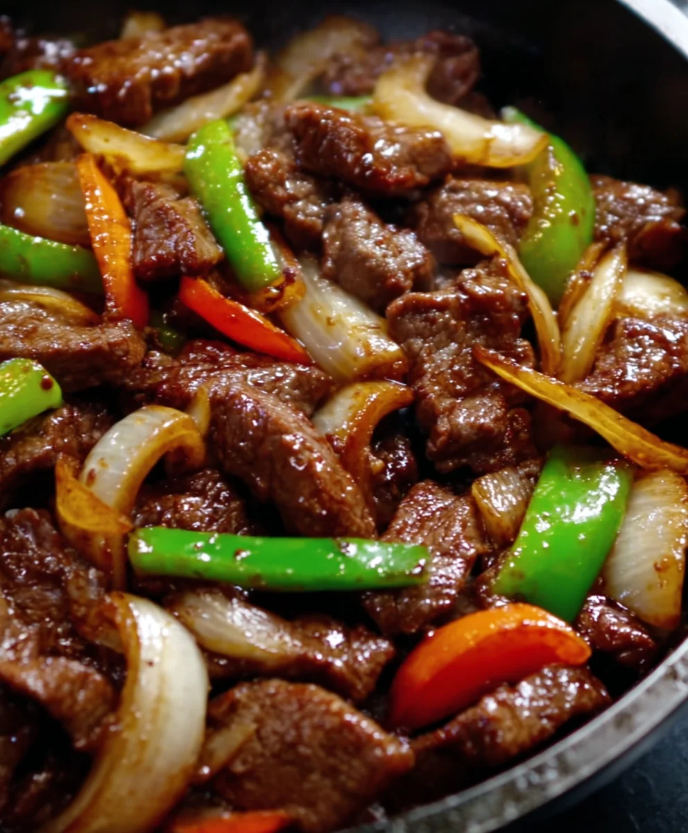 Chinese Pepper Steak with Onions- Easy Recipe