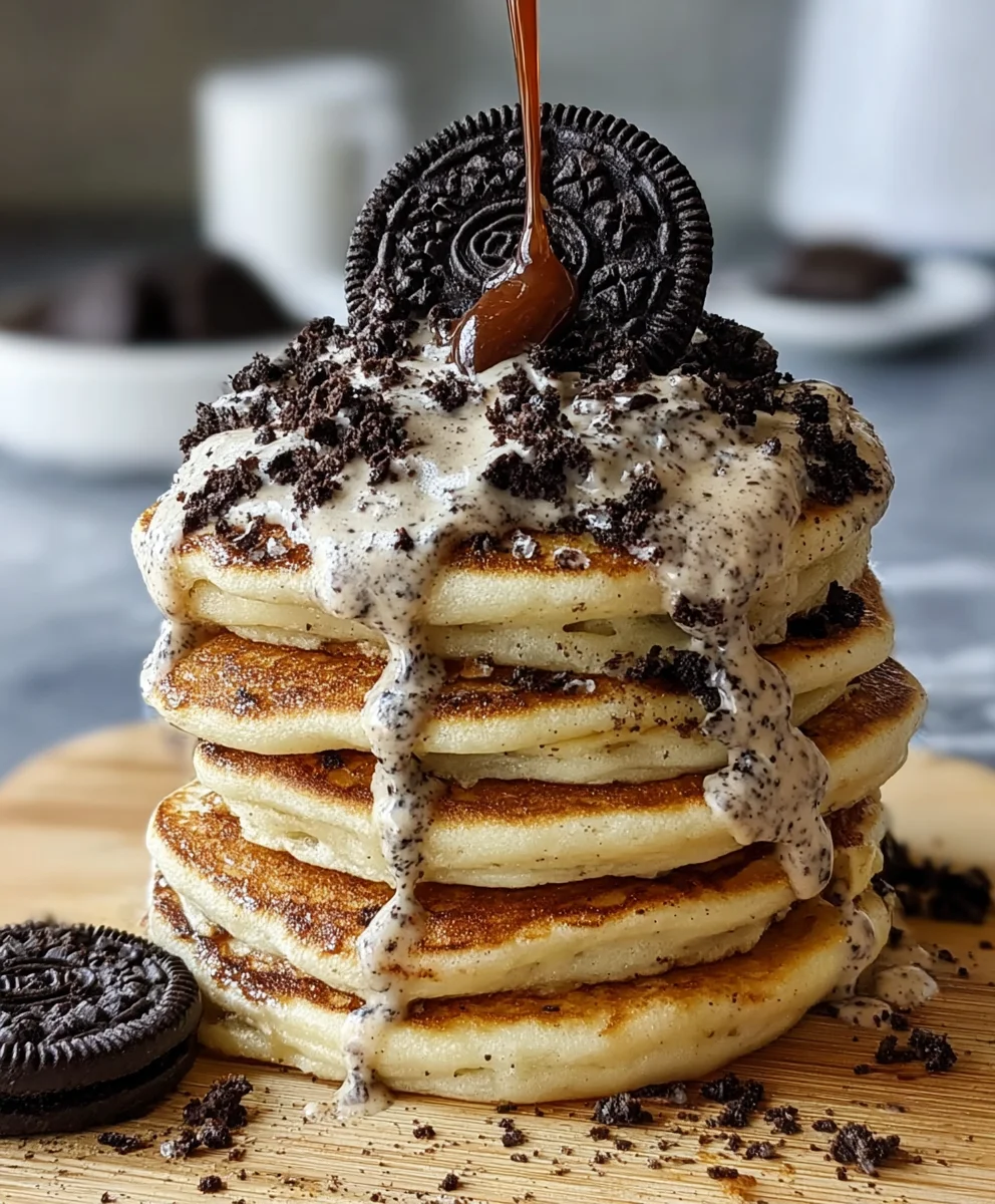 Delicious Oreo Pancakes - Easy Recipe