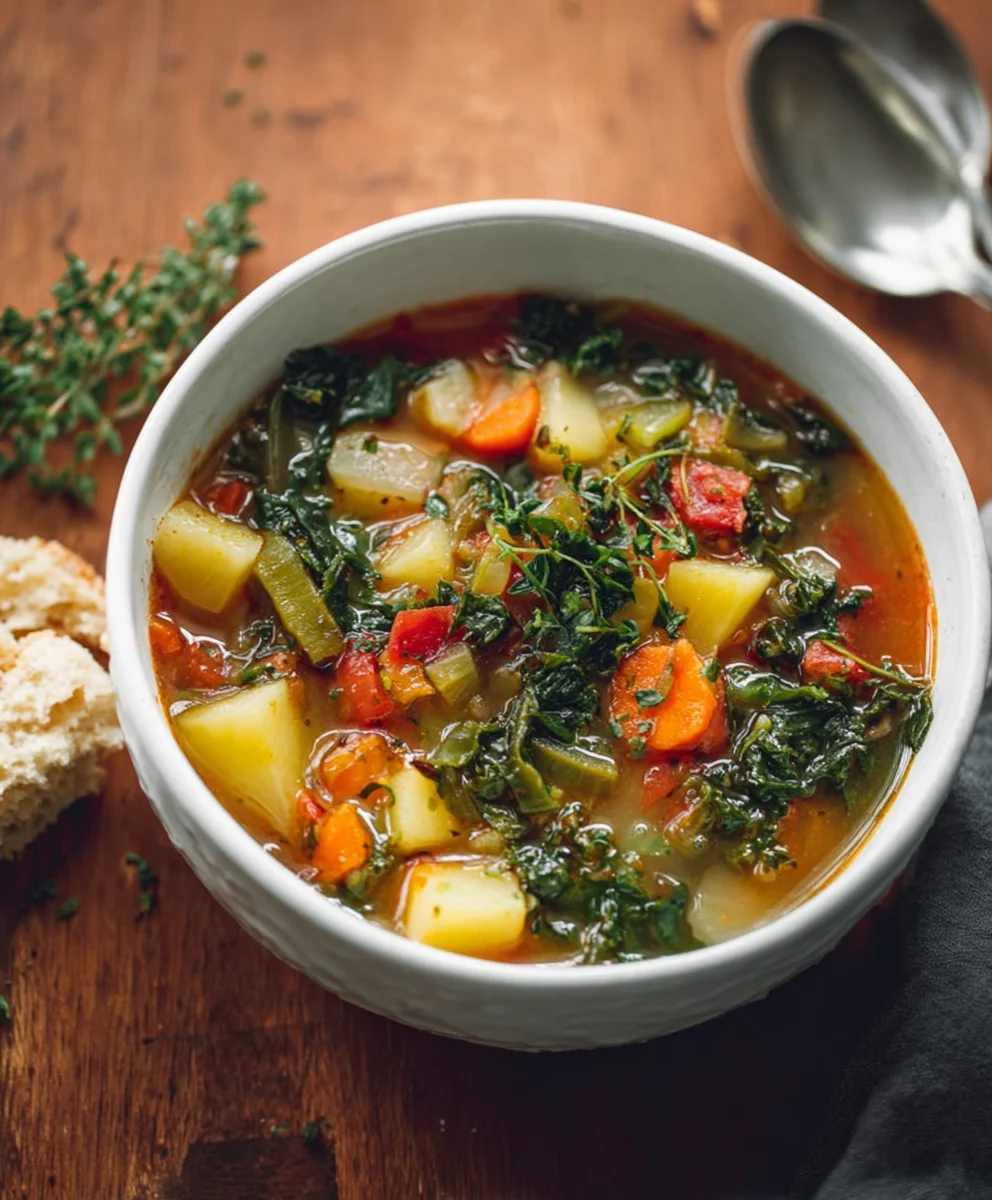 Hearty Vegetable Soup- Easy & Delicious Recipe