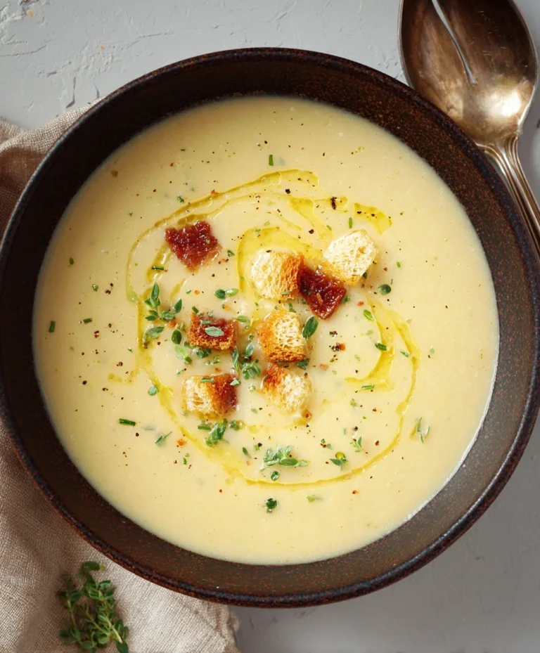 Easy Roasted Garlic Soup Recipe-Flavorful & Simple