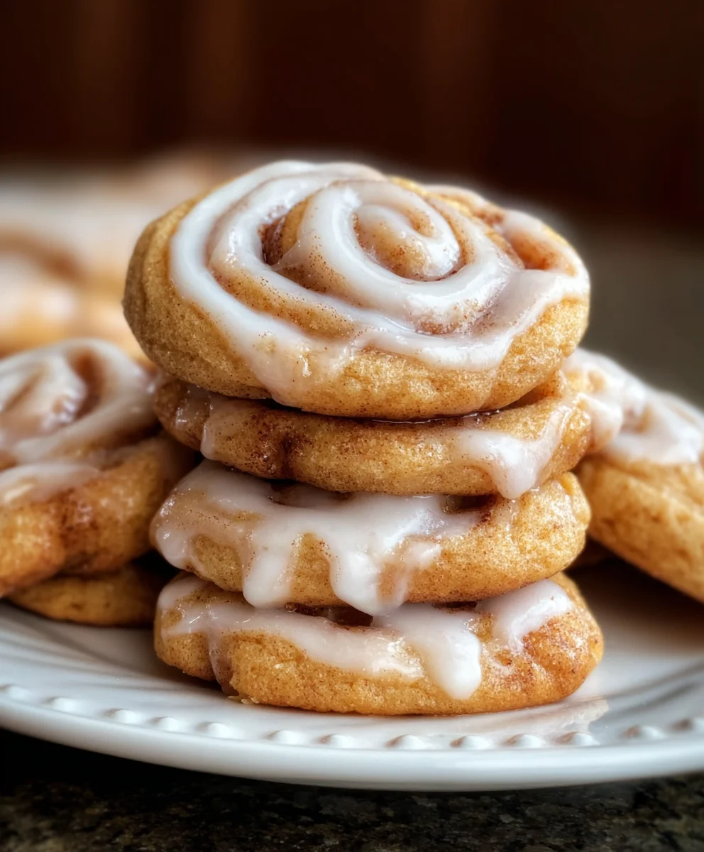 Cinnamon Roll Cookies-Easy Swirls & Creamy Frosting