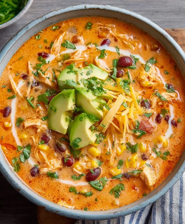 Creamy Chicken Enchilada Soup- Easy Comfort Food