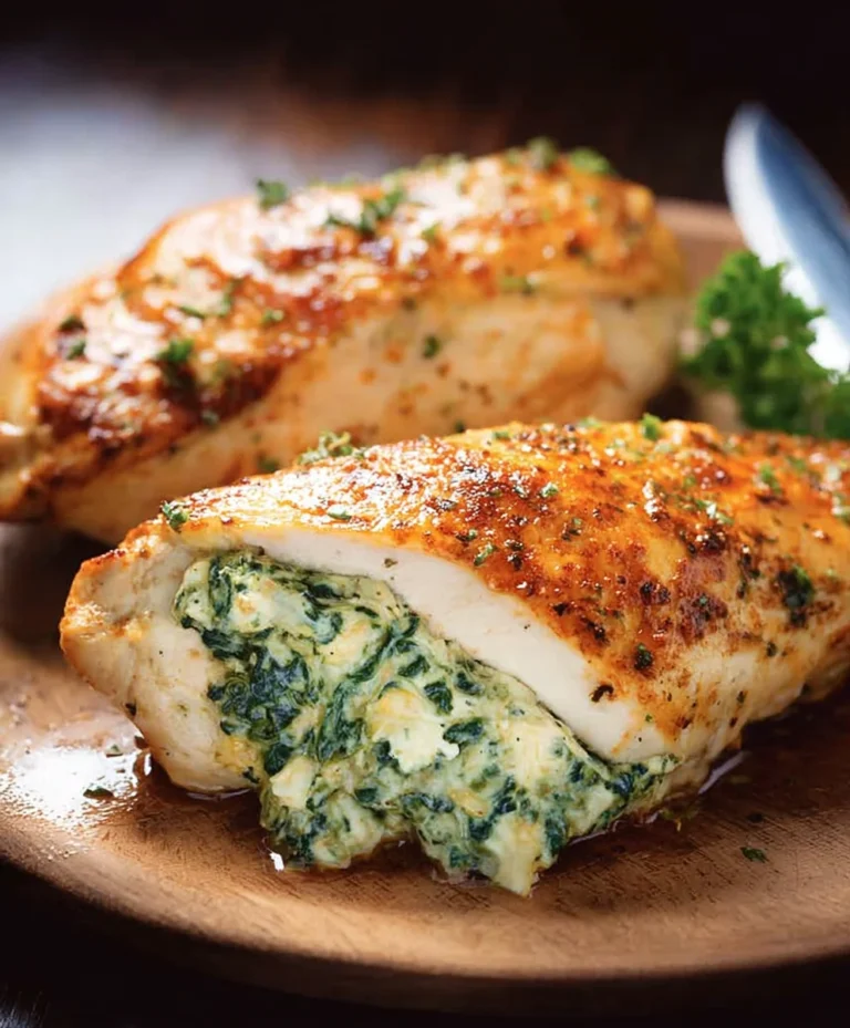 Spinach Stuffed Chicken Breasts – Easy & Delicious Dinner