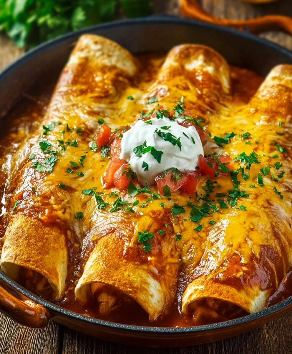 Delicious Chicken Enchiladas - Easy Weeknight Meal