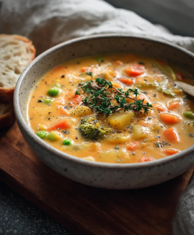 One-Pot Creamy Vegetable Soup – Easy Comfort Food