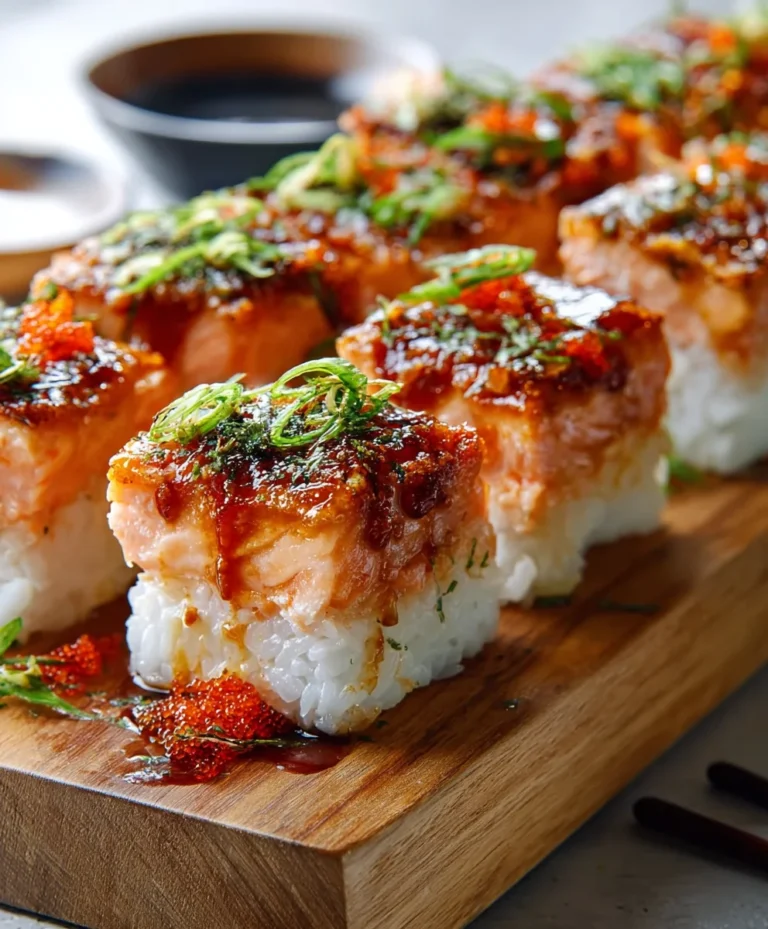 Spicy Salmon Sushi Bake – Easy Weeknight Meal
