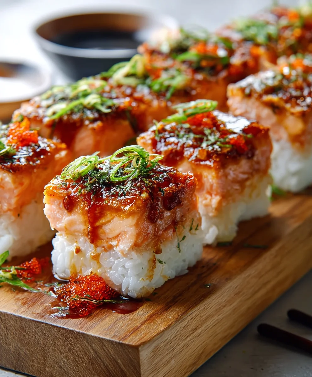 Spicy Salmon Sushi Bake - Easy Weeknight Meal