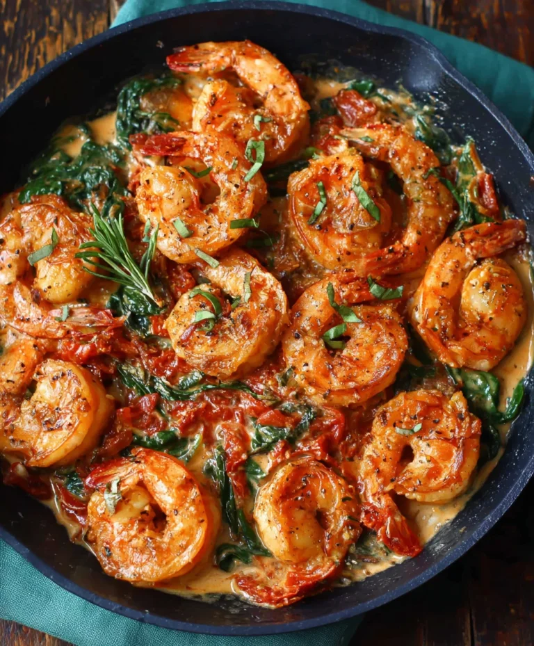 Tuscan Shrimp Dinner – Quick One Pan Meal