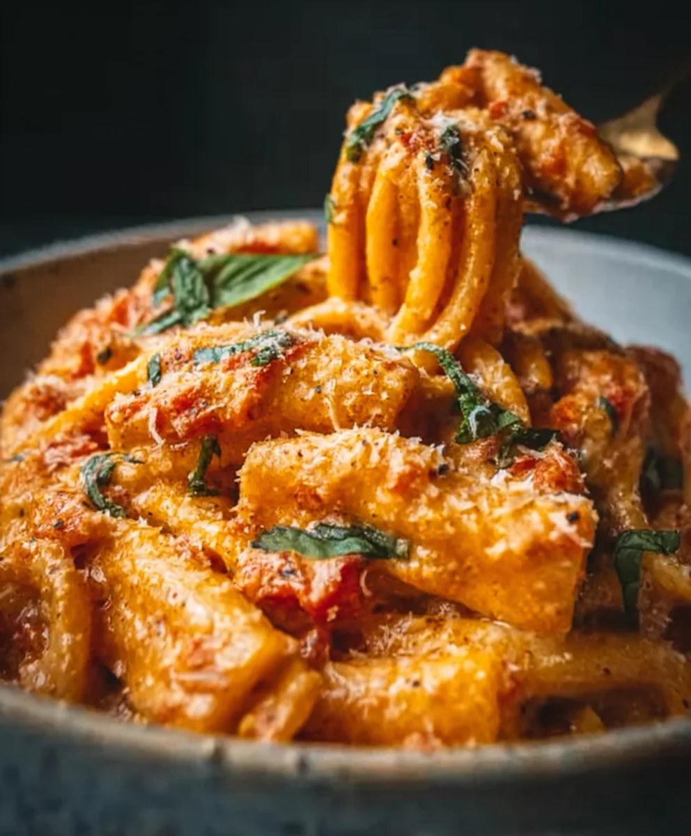 Creamy Tomato Garlic Pasta - Easy & Delicious Recipe