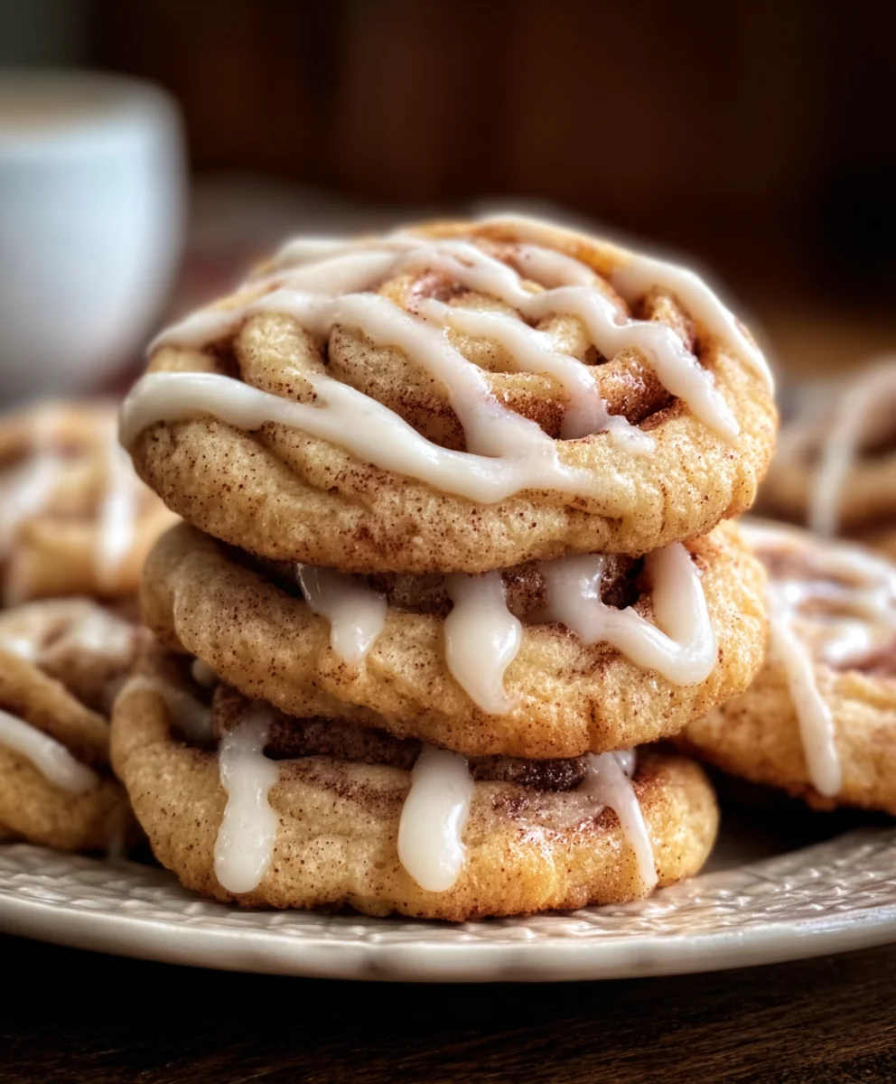 Cinnamon Roll Cookies-Easy Swirls & Creamy Frosting