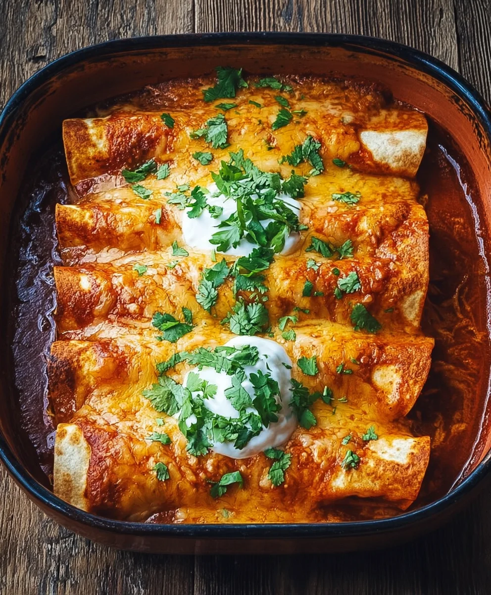 Delicious Chicken Enchiladas - Easy Weeknight Meal