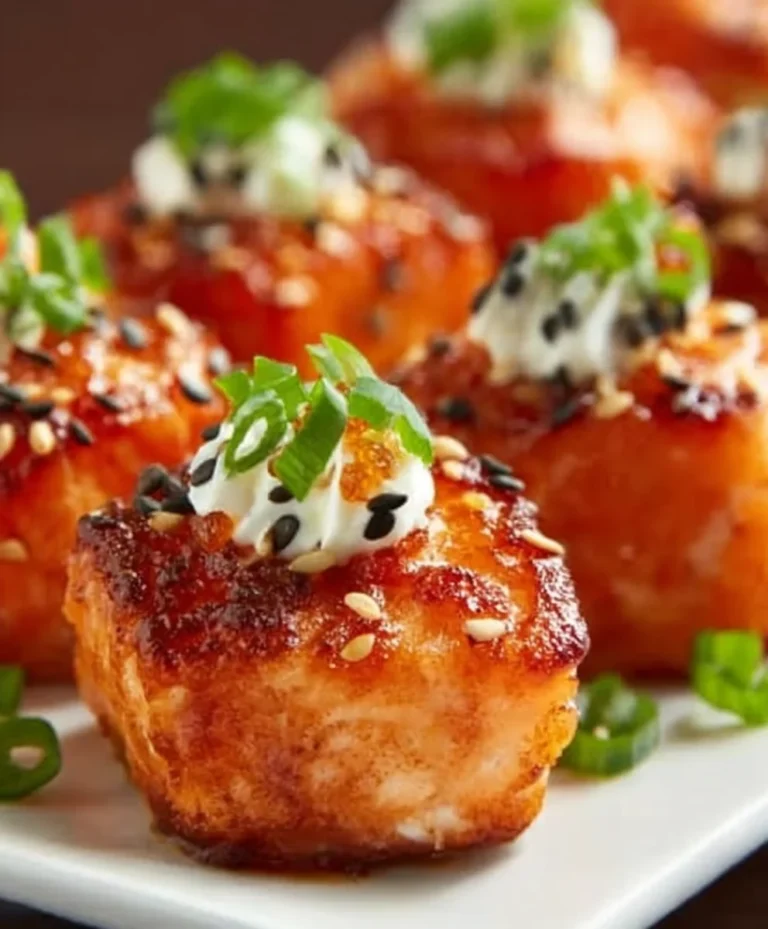 Bang Bang Salmon Bites-Quick & Easy Recipe