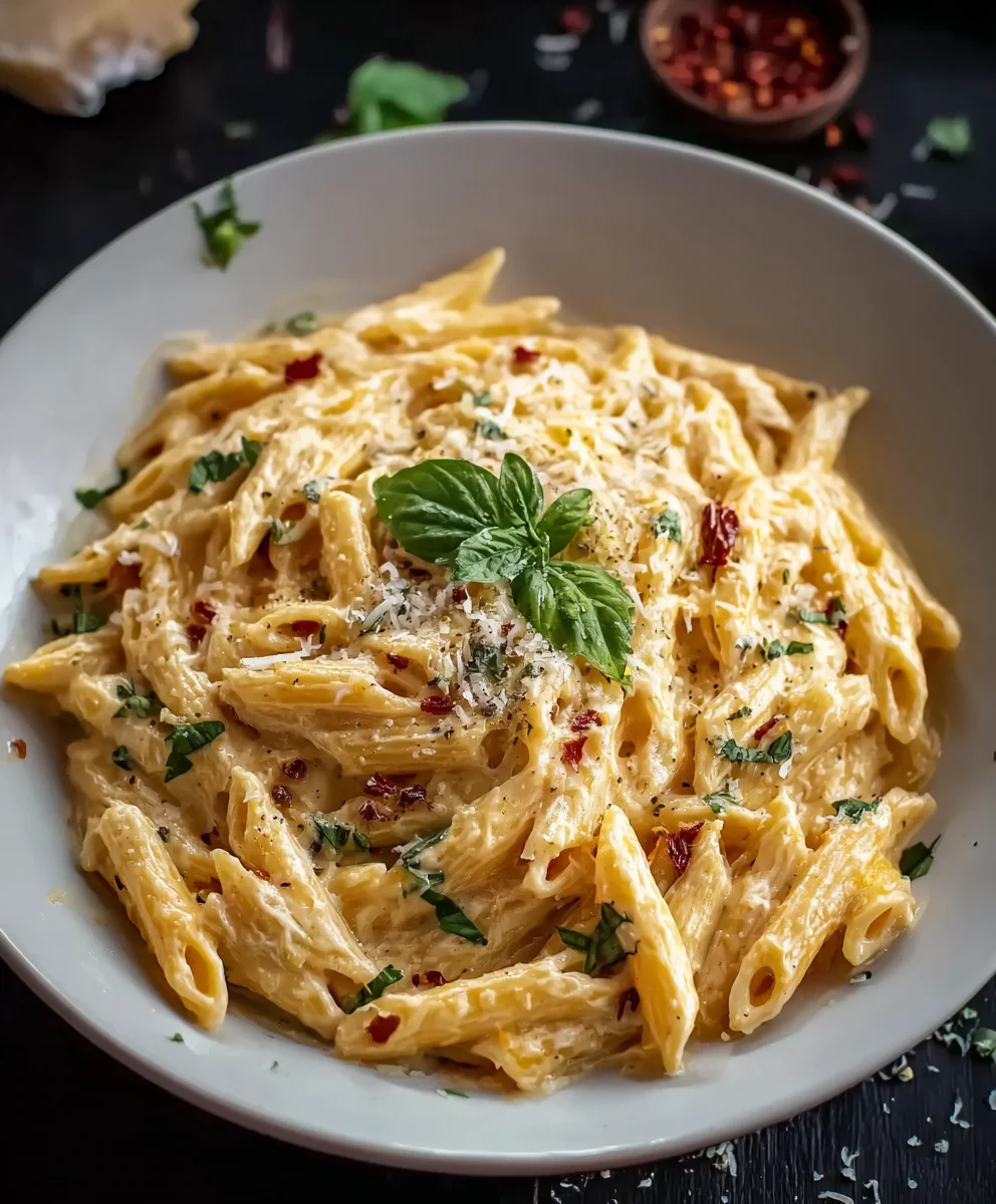 Easy Creamy Garlic Pasta - Quick Minute Meal
