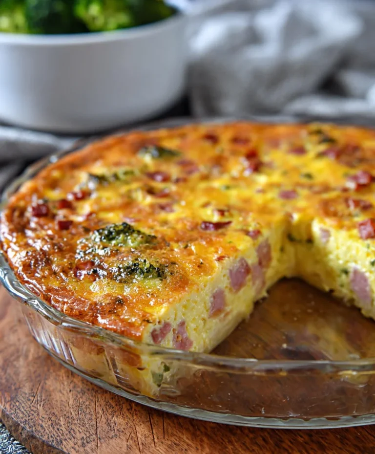 Keto Beef Beef Ham Cheese Quiche Recipe – Low Carb Delight