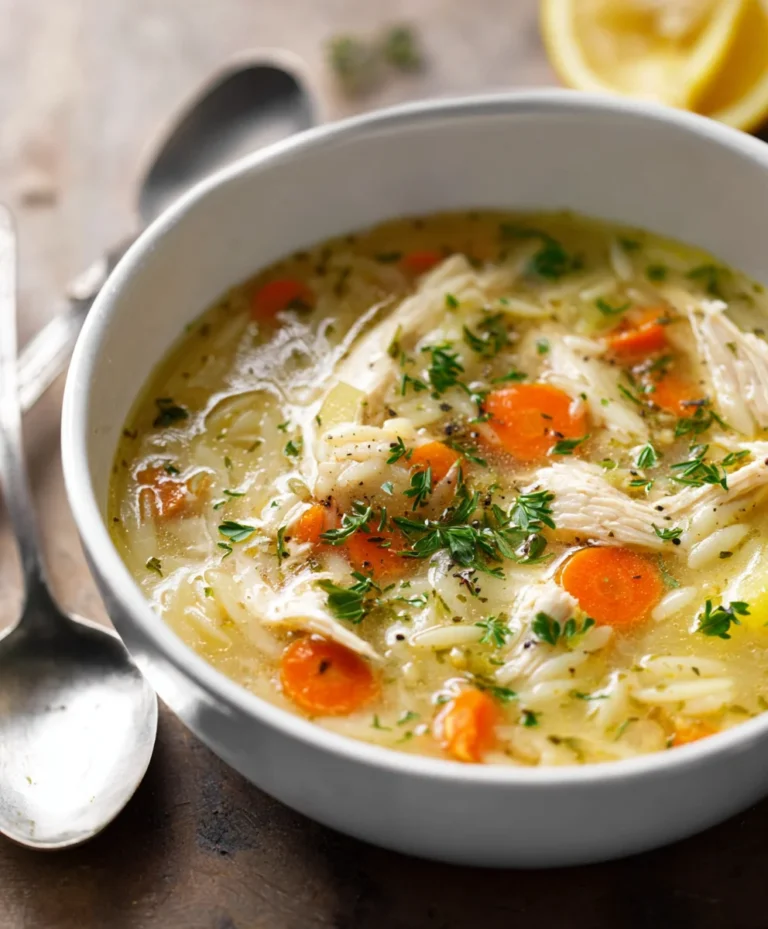 Lemon Chicken Orzo Soup – Easy Comfort Meal