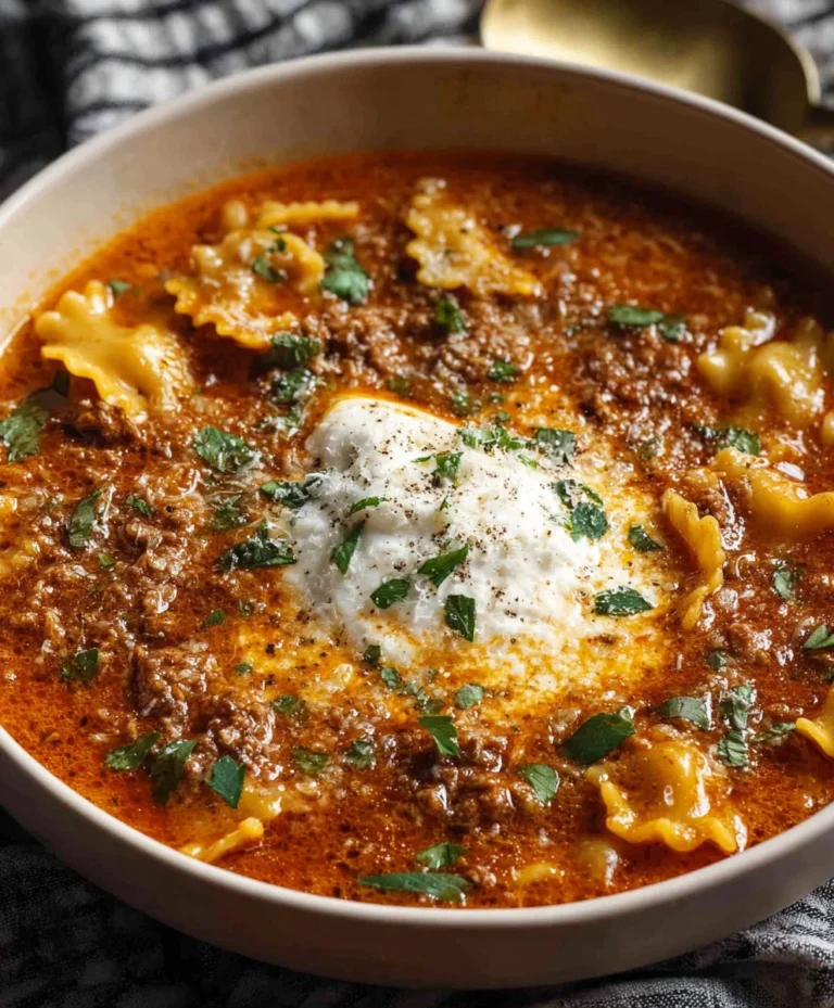 Easy One Pot Lasagna Soup – Delicious Meal