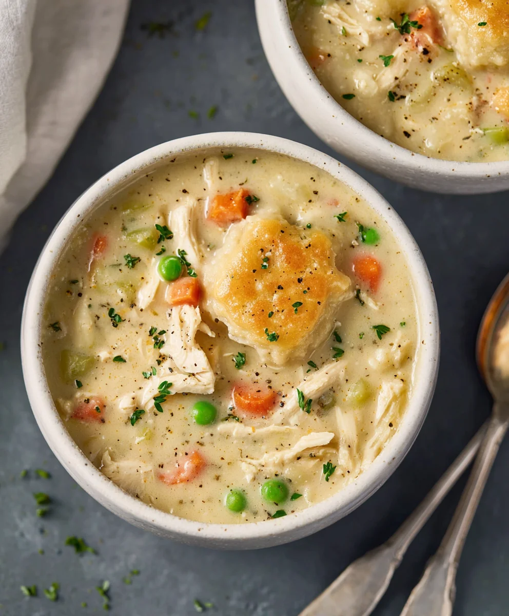 Easy Chicken Pot Pie Soup-Comfort Food Done Right