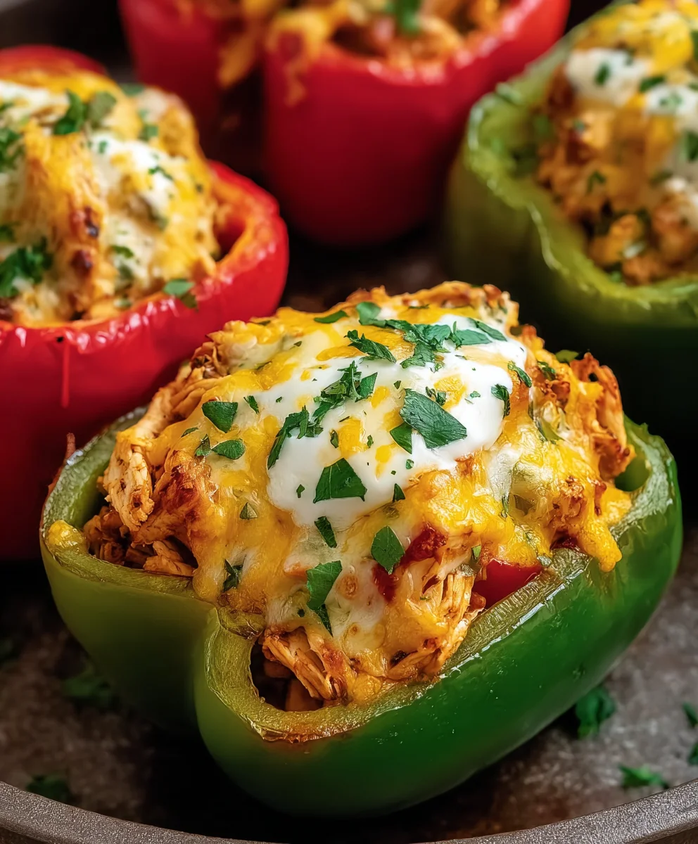 Easy Chicken Stuffed Peppers Recipe