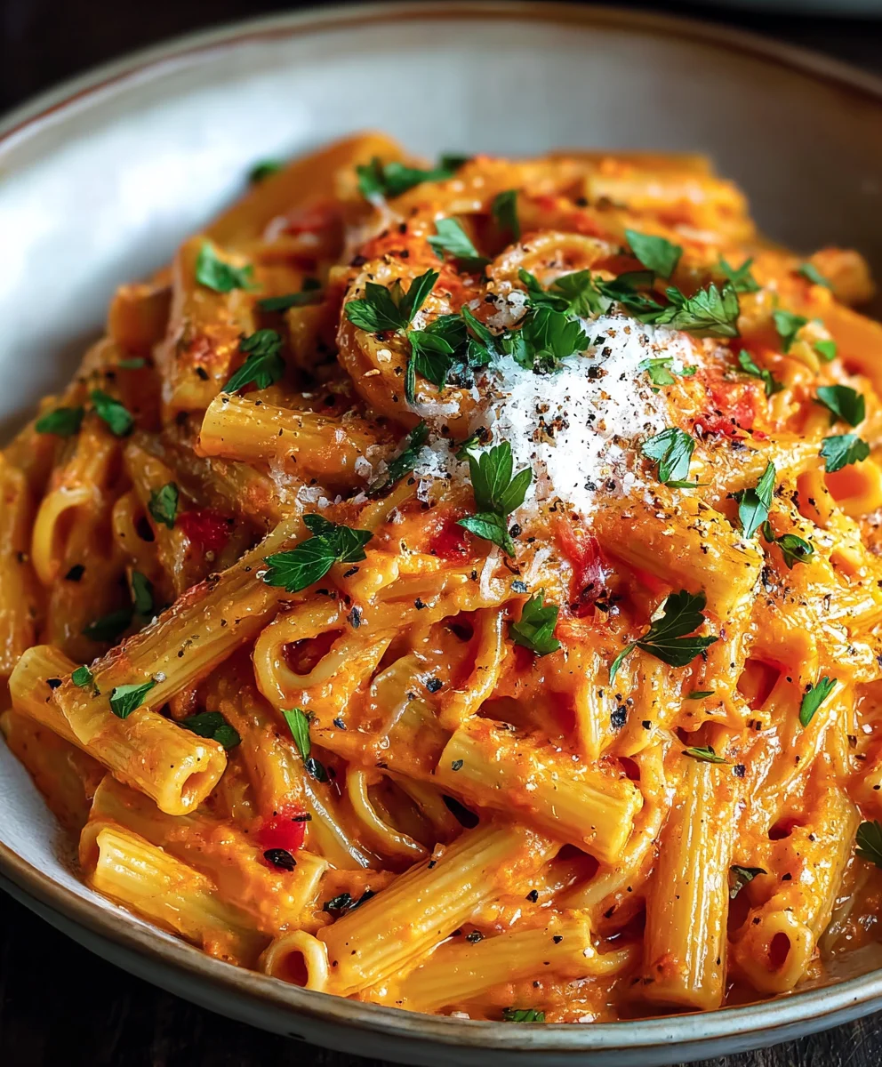 Creamy Tomato Garlic Pasta - Easy & Delicious Recipe