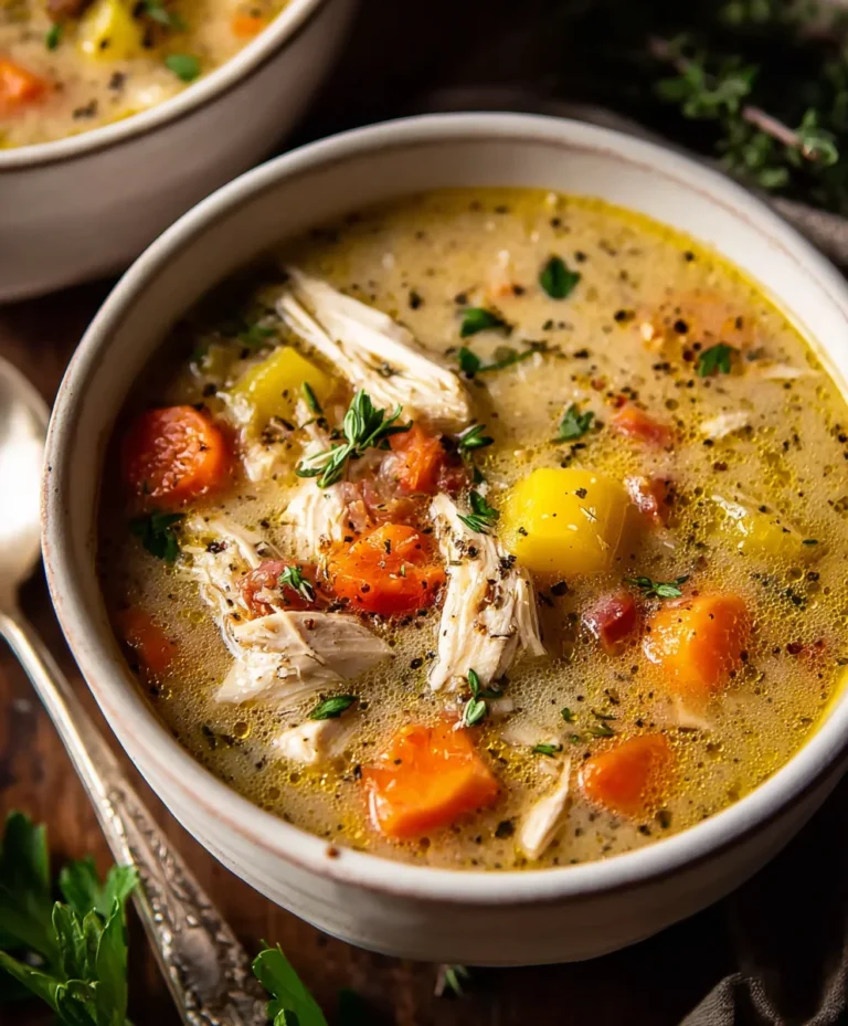 Easy Leftover Turkey Soup Quick Delicious Recipe