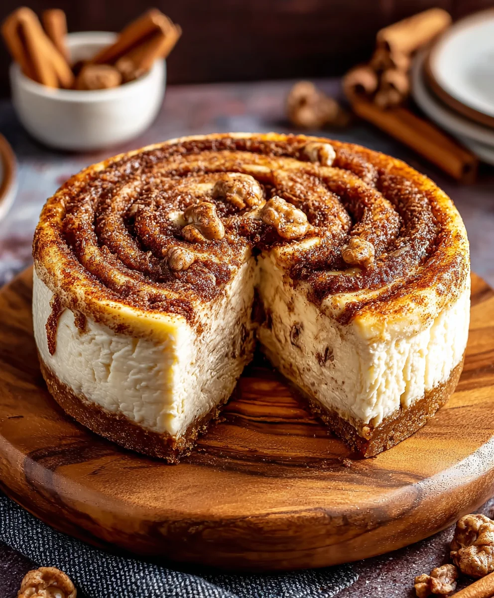 Cinnamon Roll Cheesecake-Decadent Dessert Perfection