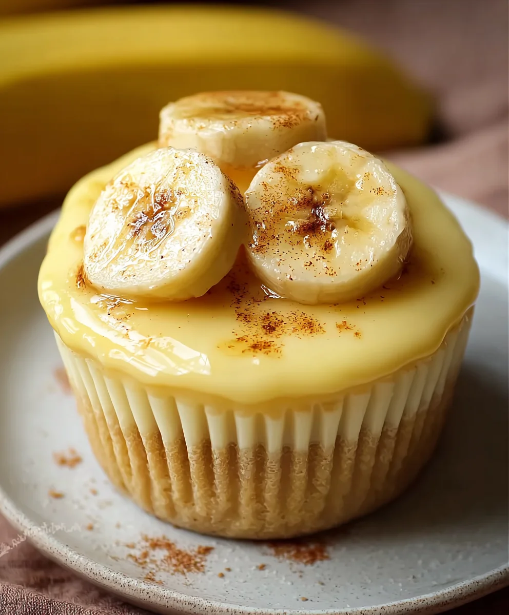Easy Banana Custard Cups-Quick Dessert Recipe