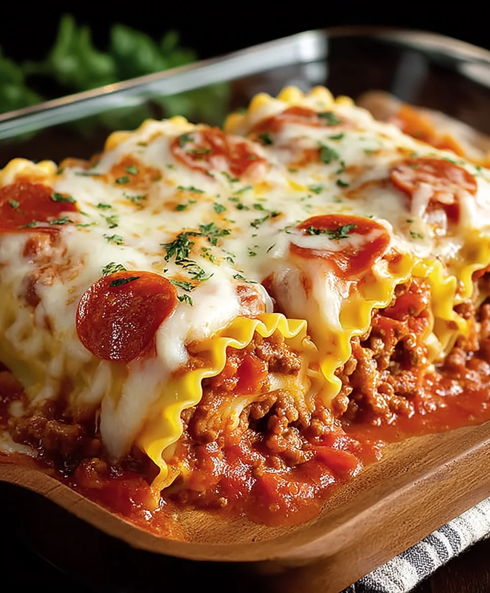 Beef Beef Pepperoni Lasagna Roll Ups-Flavor Explosion