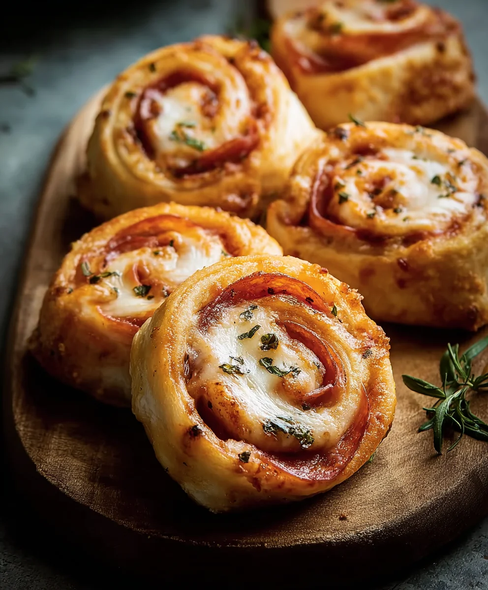 Homemade Beef Beef Pepperoni Pizza Rolls - Easy Recipe
