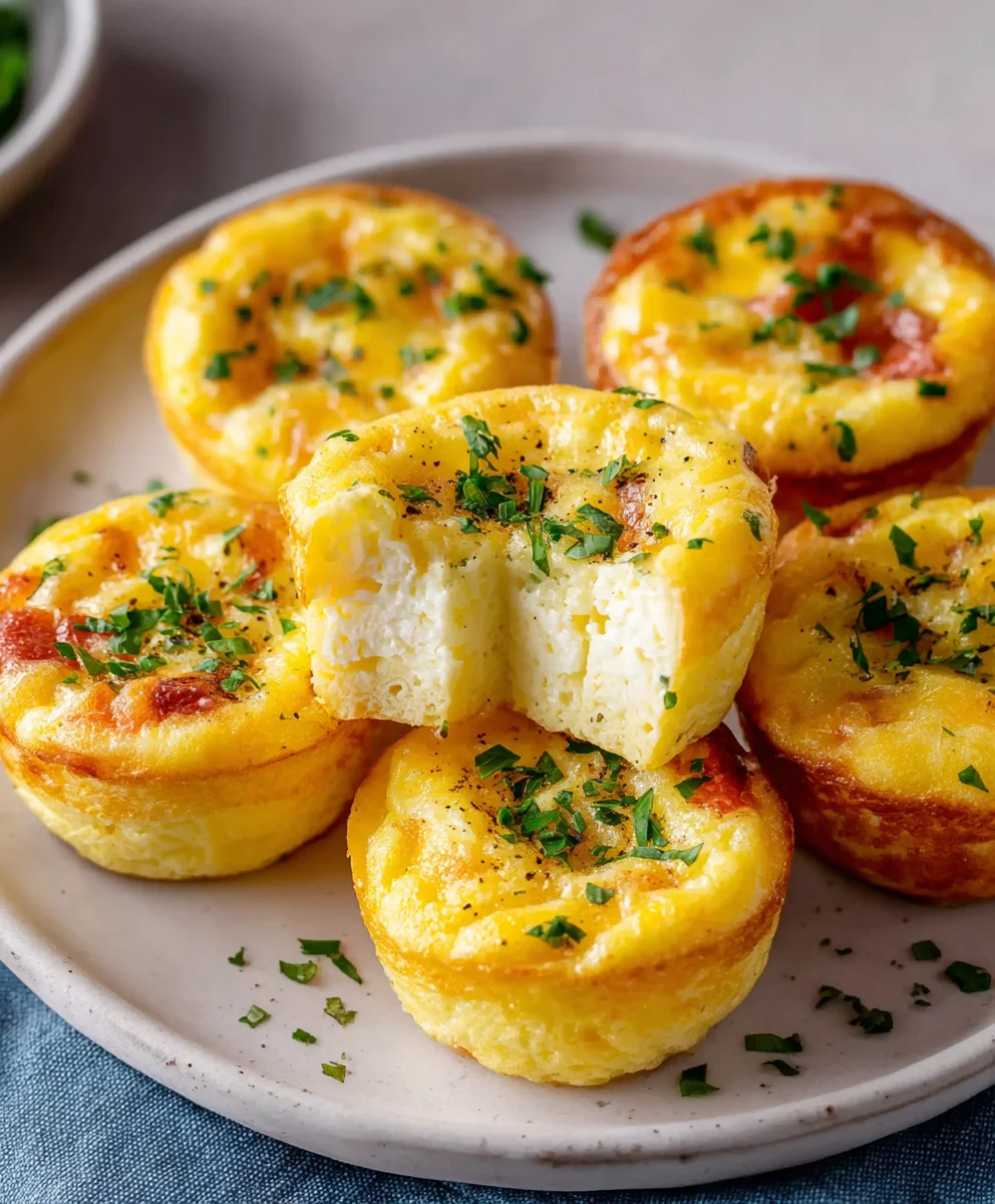 Creamy Cottage Cheese Egg Bites-Easy & Delicious