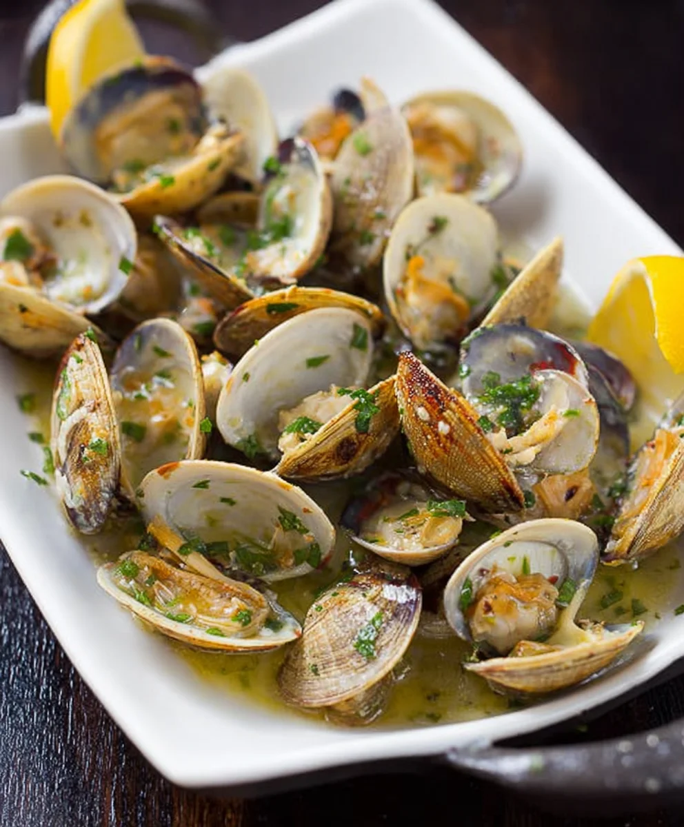 Garlic Butter Clams - Quick Easy Seafood Recipe