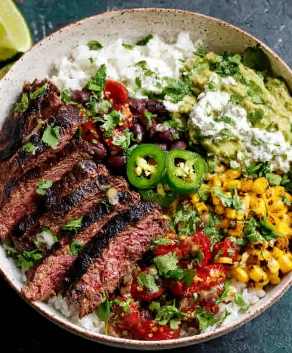 Cilantro Lime Beef Bowls-Easy & Flavorful Recipe