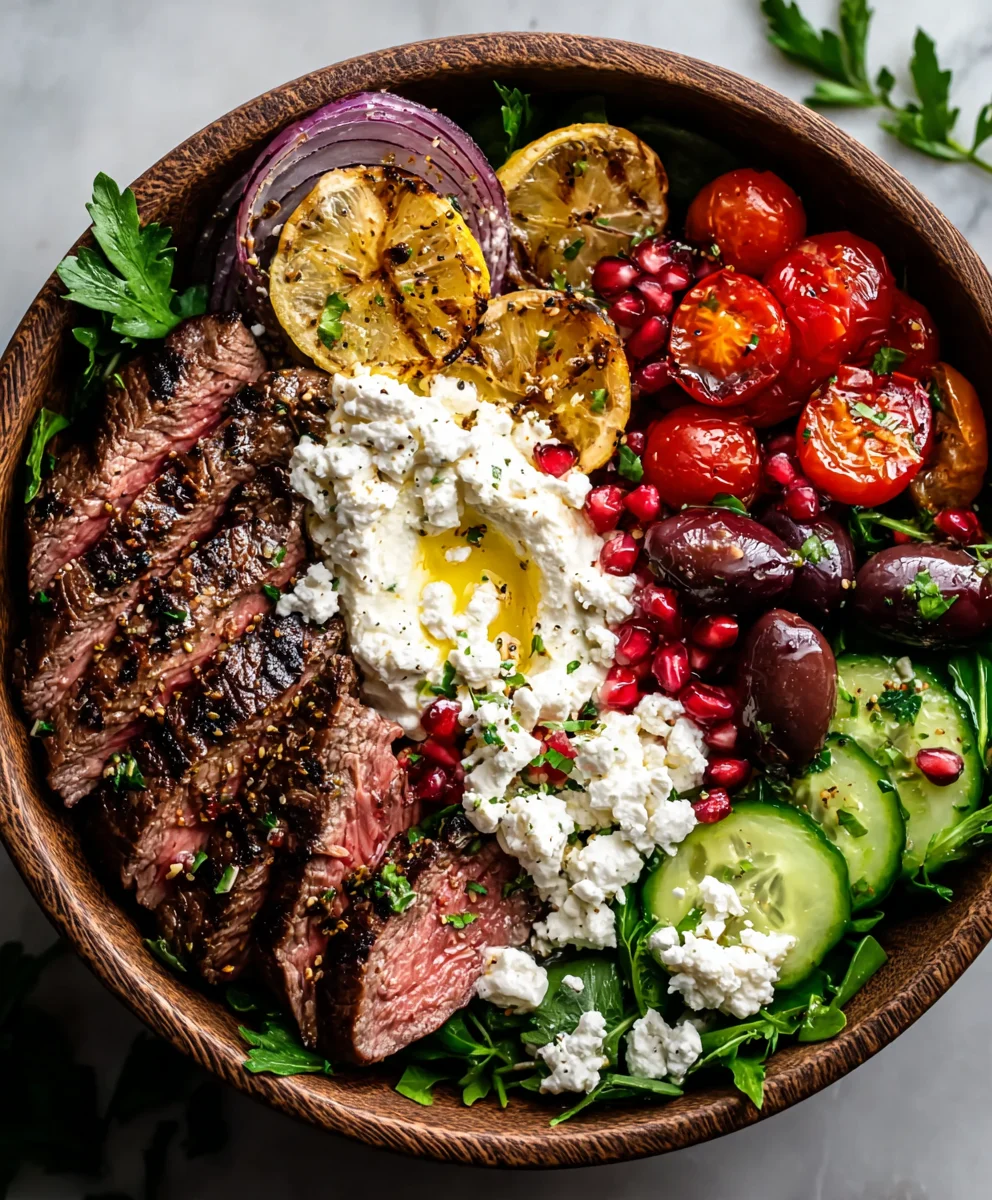 Mediterranean Beef Bowl Recipe- Easy Flavorful Meal