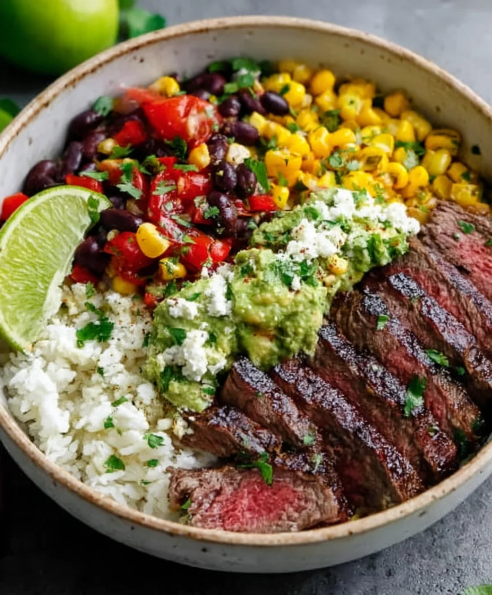 Cilantro Lime Beef Bowls-Easy & Flavorful Recipe