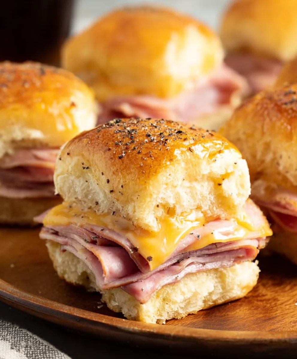 Beef Beef Ham and Cheese Sliders - Deliciously Easy Recipe