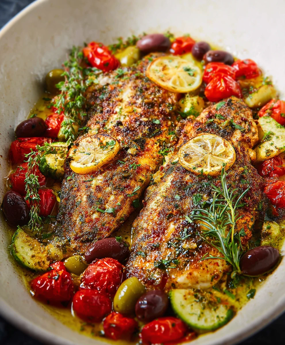 Easy Mediterranean Baked Fish Recipe