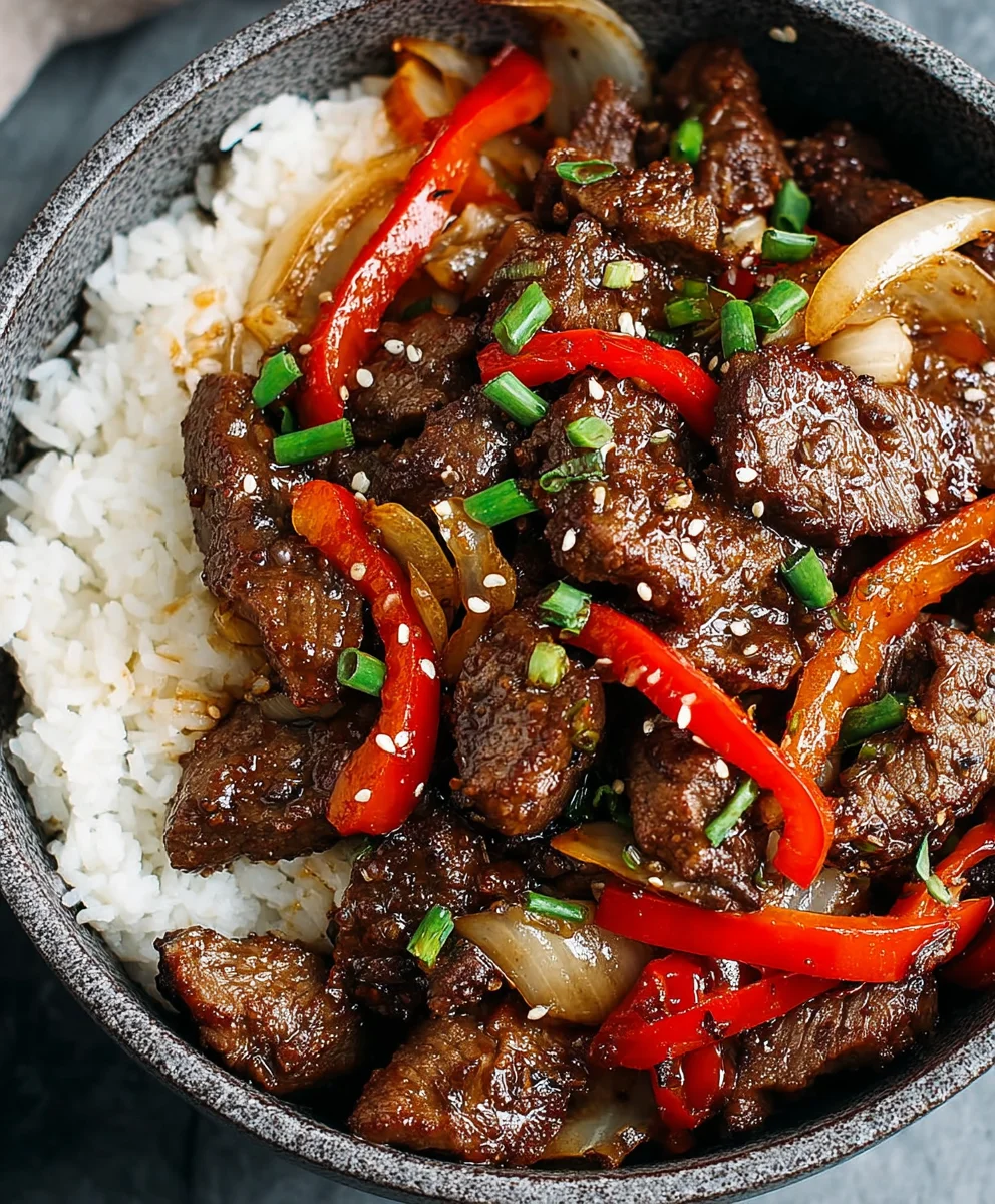 Spicy Black Pepper Beef Stir Fry - Easy Recipe