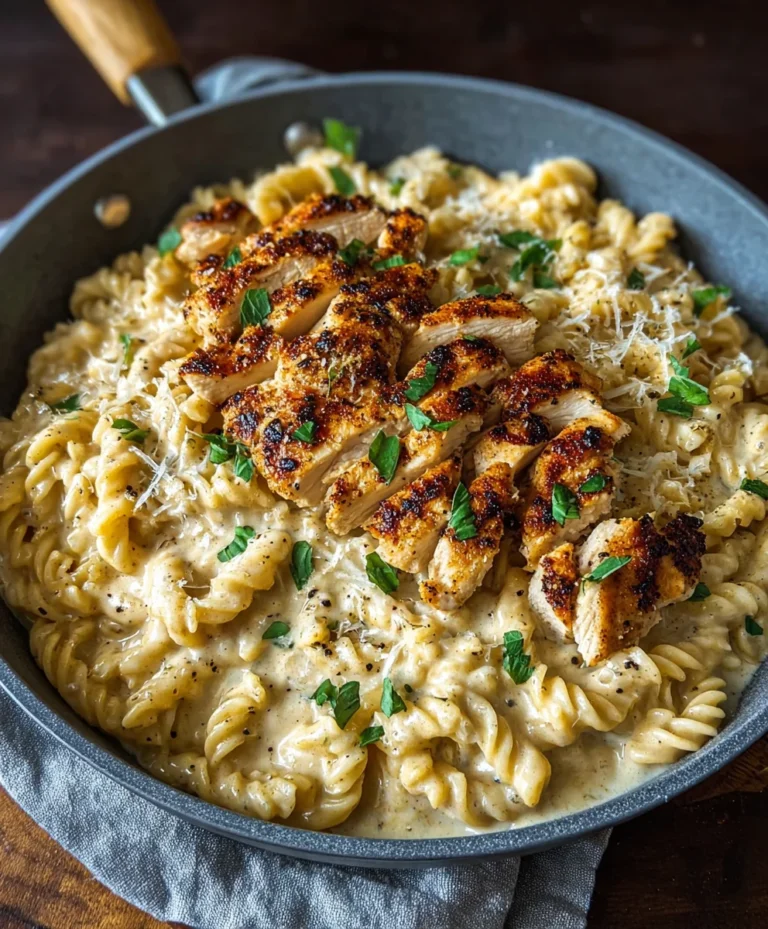 Creamy Chicken Garlic Parmesan Pasta Recipe