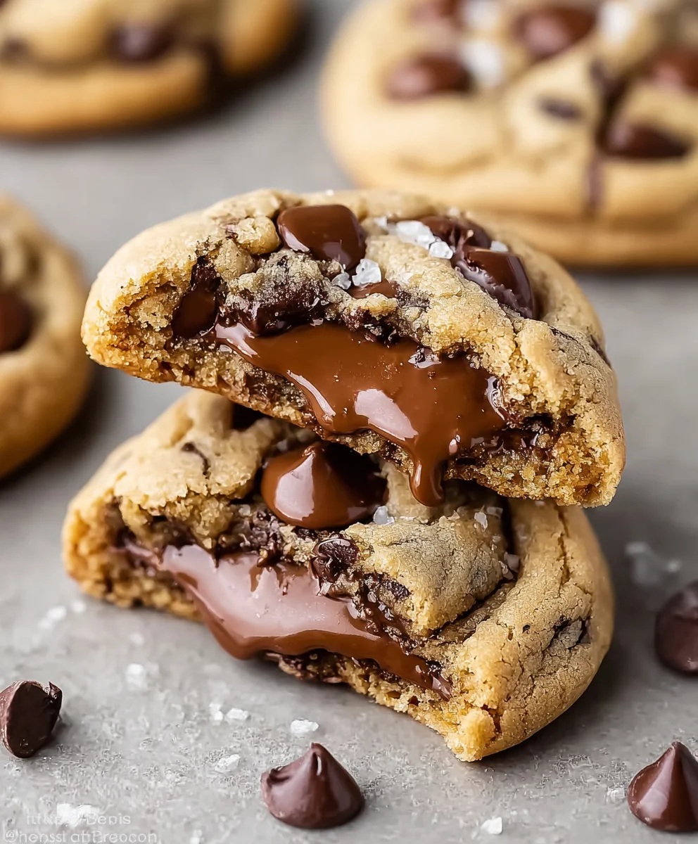 Decadent Stuffed Chocolate Chip Cookies-Irresistible Treat