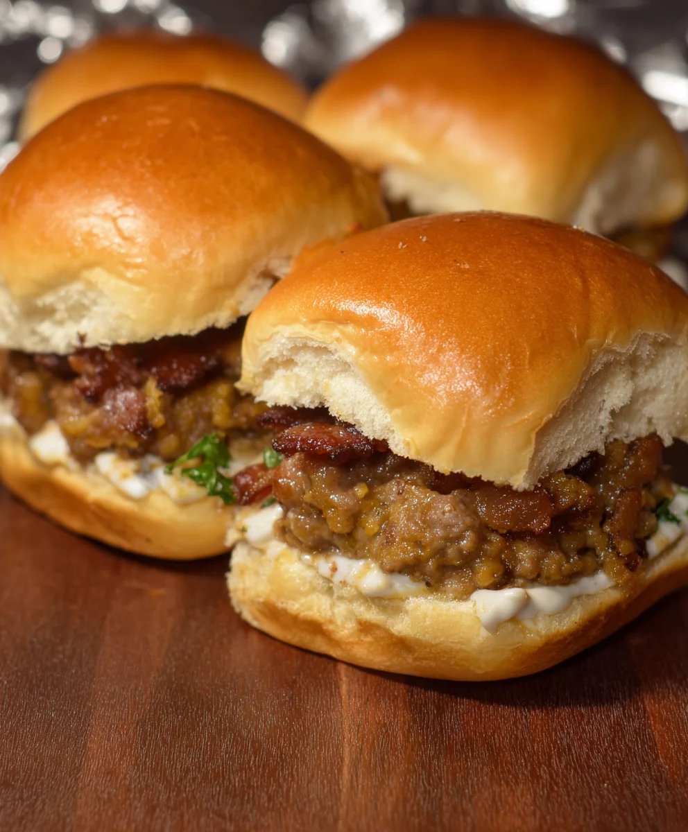 Easy White Trash Beef Sliders - Cheesy & Delicious