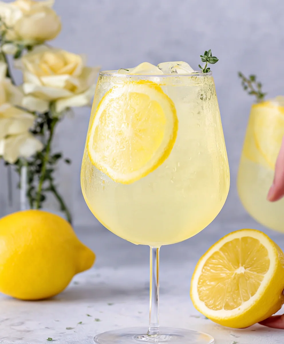 Non-Non-Non-Alcoholic Alternativeic Limoncello Spritz - Zesty Refreshment
