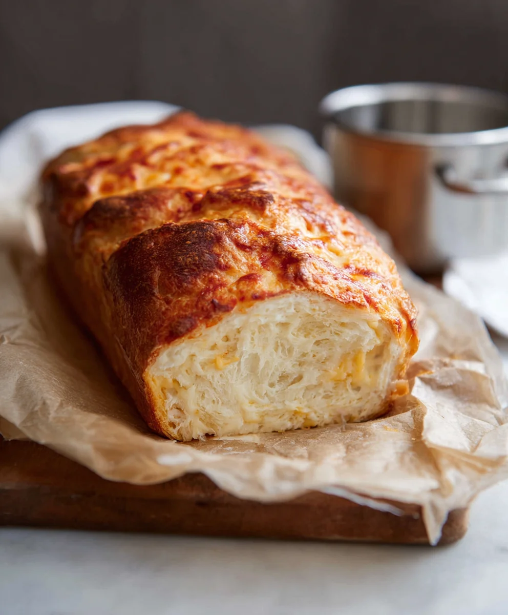 Easy Sourdough Cheese Bread Recipe - Delicious & Cheesy