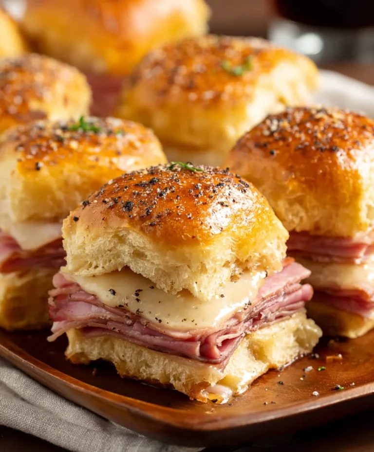 Beef Beef Ham and Cheese Sliders Recipe