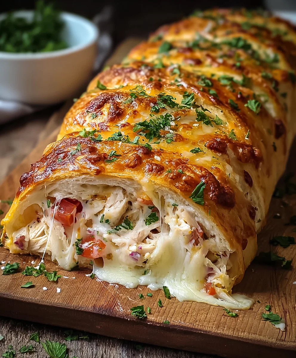 Easy Chicken Ranch Stromboli Recipe-Dinner Winner