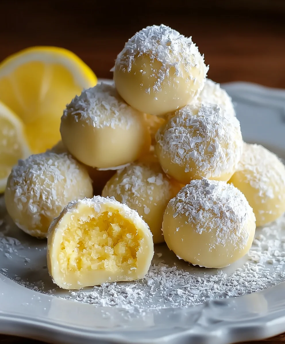 Zesty Lemon Truffles - Easy No-Bake Dessert Recipe