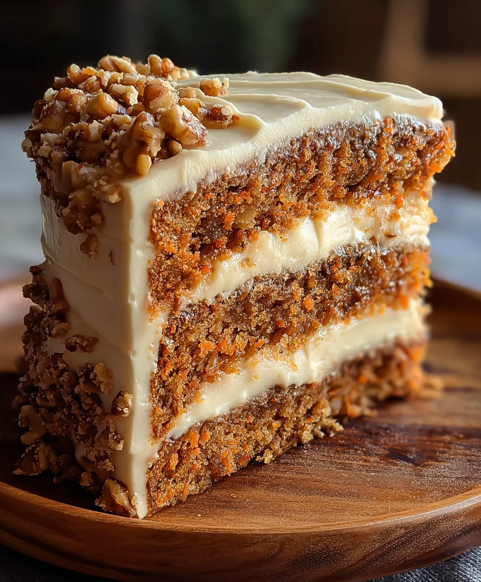 Honeybun Carrot Cake with Cheesecake-Creamy Filling