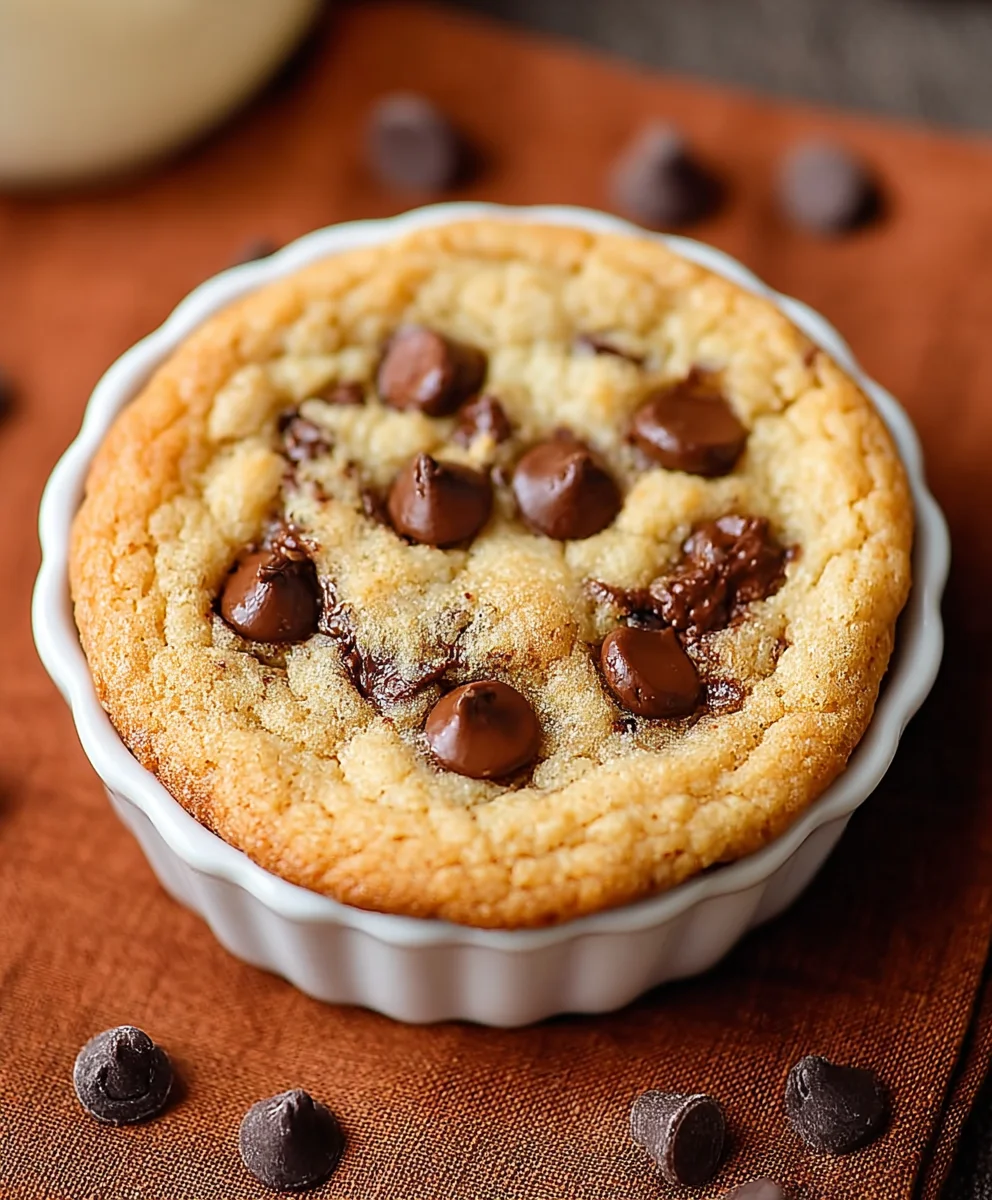 Quick Microwave Chocolate Chip Cookie Recipe-Easy Treat
